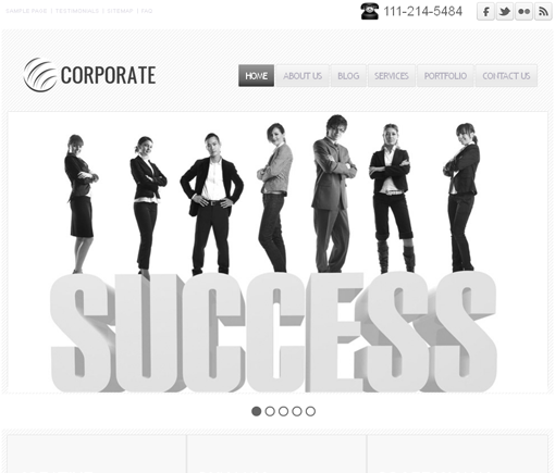 Corporate A responsive Multipurpose Business Theme