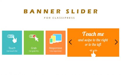 Banner Slider For Classipress