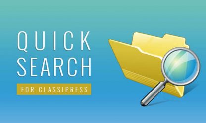 Quick Search for ClassiPress