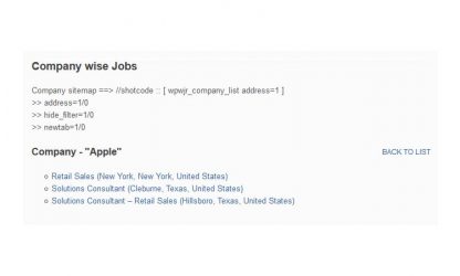 Job Listings for JobRoller