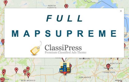 Full Mapsupreme ClassiPress