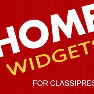 Home Widgets For ClassiPress