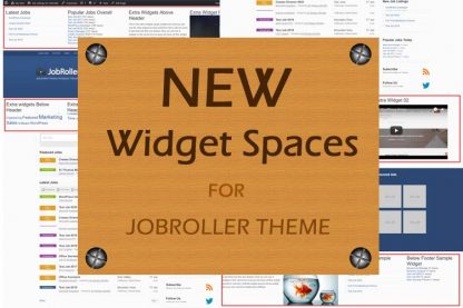 JobRoller New Widget Spaces