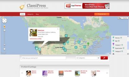 MapPress Plugin for ClassiPress