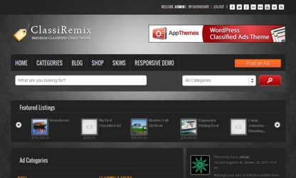 Remix ClassiPress Child Theme