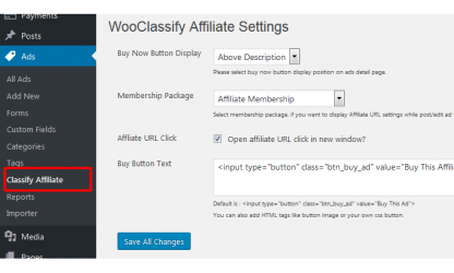 Classify Affiliate for ClassiPress