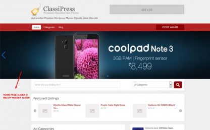 Banner Slider For Classipress
