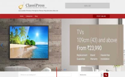 Banner Slider For Classipress