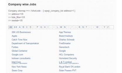 Job Listings for JobRoller