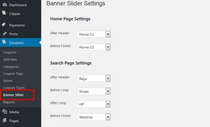 Banner Slider For Clipper