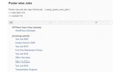 Job Listings for JobRoller