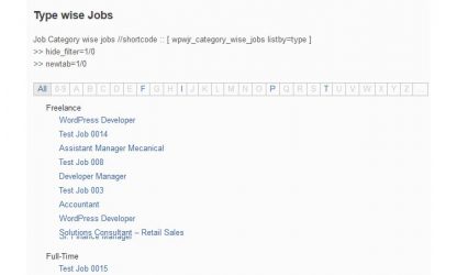 Job Listings for JobRoller