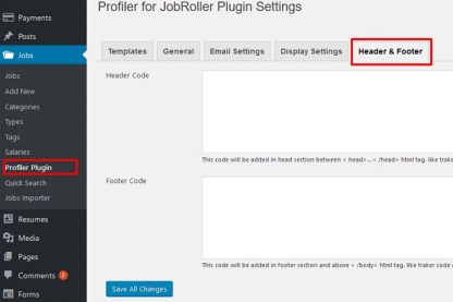 Profiler for JobRoller