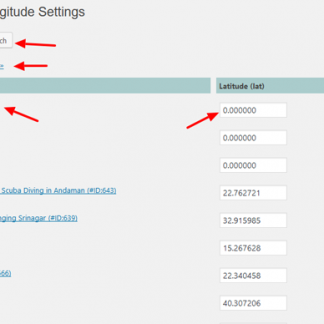 Manage Google Map Latitude & Longitude Manually for Appthemes