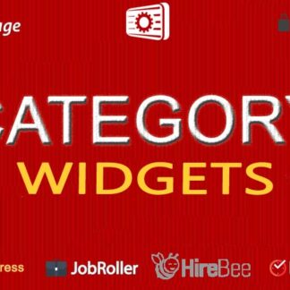 Category Widgets for AppThemes