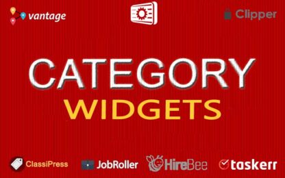 Category Widgets for AppThemes